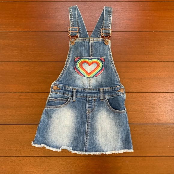 denim dress rainbow